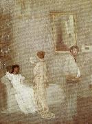 James Abbott McNeil Whistler The Artist in His Studio Spain oil painting artist
